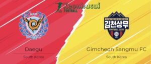 Soi kèo Daegu vs Gimcheon Sangmu - 17h30 ngày 18/7 - K1 League