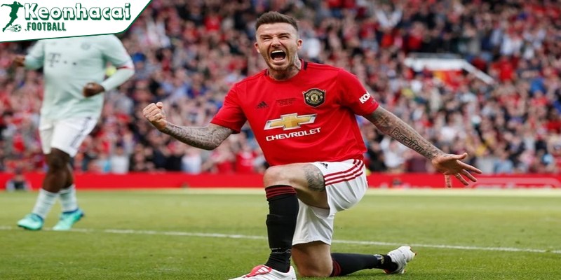 David Beckham là một huyền thoại của Manchester United và Premier League 